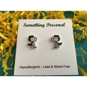 Snoopy Red Baron Post Earrings - Charlie Brown & The Gang
